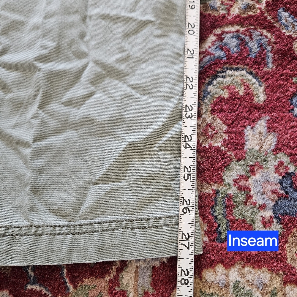 Old Navy Wide Leg Comfort Waistband Drawstring Cargo Pants Green, Small EUC - Picture 5 of 8